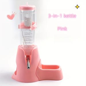TEMU 1pc 내구성 PP 재질 햄스터 물 디스펜서 병 - 게르리 파이, 쥐, 토끼용 쉽게 사용할 수 있는 걸이형 애완 동물 피드 - 키메릭 디자인 드링킹 펜스 헤드 파이프