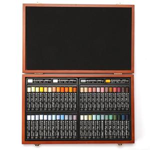 TEMU JIESO 52pcs 목재 선물 상자 소프트 파스텔 크레용 세트, 51색 화이트 골드 실버리 보상 스틱 포함, 미술 및 스케치용 중간 크레이온, 생생하고 섬세한 색조, 아티스트를 위한 완벽한 선택