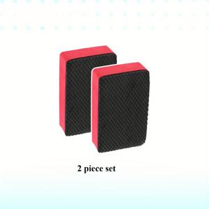 TEMU 터보팔 나노 매직 클레이 스펀지 1/2개 자동차 청소 및 오염 제거 도구, 긁힘 방지 산화물 제거 전문 수면 복구 키트 (나노 클레이+스펀지 폼+미끄럼방지 EVA)
