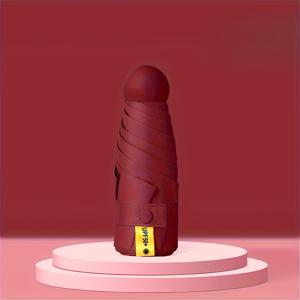 TEMU 휴대용 미니 우산 - 가볍고 휴대하기 쉬운 접이식 디자인, 캐리백 포함, 야외 활동 및 여행, 일상 사용에 적합, 휴가 선물 추천
