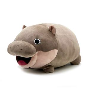 TEMU 1개 귀여운 하마 인형 - 큰 눈과 웃는 얼굴이 있는 부드러운 씹기 방지 강아지 장난감, 모든 견종을 위한 안전한 애완동물 놀이 동반자, 강아지 및 성견용, 내구성 있는 만화 디자인의 플러시 토이, 강아지 놀이 시간