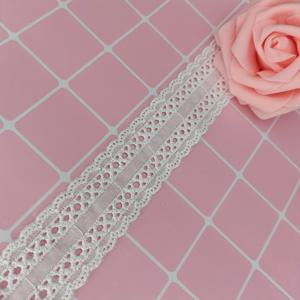 TEMU 4야드 레이스 심플 디자인 탄성 의류 테이프, DIY 공예 및 장식용 - 사용하기 쉬운 다목적 내구성 레이스 트림 자카드 리본, 수제 순면 레이스 트림 크로셰 봉제, 선물 포장, 웨딩 , 스크랩북 용품. 드레스 및 결혼식 장식에 적합한 레이스 리본, 자수기계, 인형/애완동물 옷