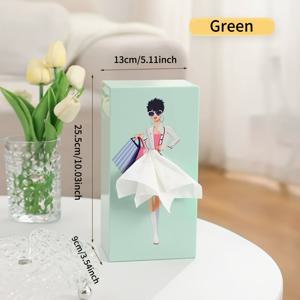 TEMU 대용량 티슈 박스 홀더 - 스타일리시 다기능 보관함 (건식/습식 물티슈, 여성 위생용품, 마스크 & 장갑용) | 침실, 욕실, 주방, 사무실을 위한 모던 데스크탑 장식 | 완벽한 집들이 선물|물티슈