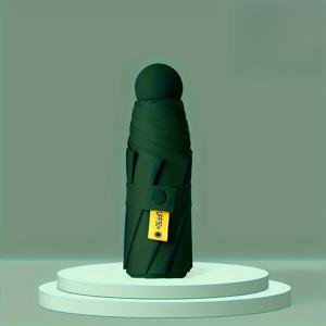 TEMU 휴대용 미니 우산 - 가볍고 휴대하기 쉬운 접이식 디자인, 캐리백 포함, 야외 활동 및 여행, 일상 사용에 적합, 휴가 선물 추천
