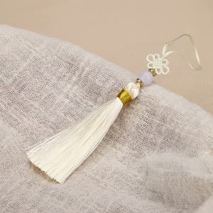 TEMU 10개가 들어있는 팩 5.31인치 중국 노트 TASSEL 북마크 팬 선물 장식, 의류 및 가정용 직물 액세서리 TASSEL 펜던트 DIY 보석 귀걸이 헤어 액세서리 만들기 재료 액세서리 커리 작은 펜던트