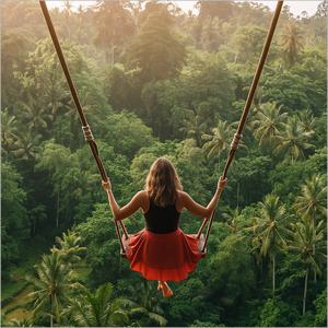 발리 스윙, 래프팅+우붓투어+마사지 투어