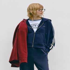 [러브엠] LOGO HOOD ZIP-UP_NAVY