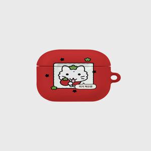 [어프어프] [어프어프X오얼모얼]토마토 이먹일케 치치(에어팟4-하드)