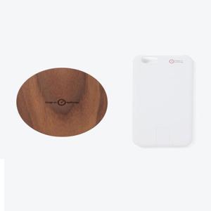 [디오티] D.O.T Wireless case & Wireless Charger set (walnut)