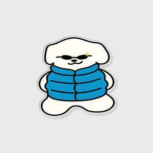 [더나인몰] [아크릴스마트톡] puffer vest puppy