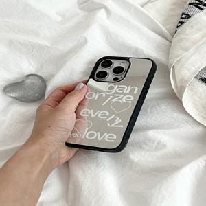 [메이드모먼] organize love 디자인 [미러 범퍼케이스]