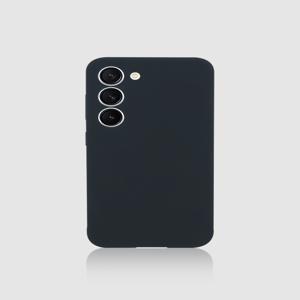 [디자인스킨] 갤럭시S23/플러스/울트라 실리콘타입 케이스 Ver.2-블랙