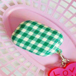 [러브오낫] Galaxy Buz3-3Pro입고_Green Checke Airpod Case