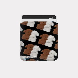 [더나인몰] pattern hug puppy [맥세이프 카드슬롯]