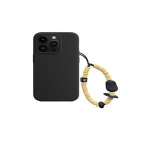 [르브아시스] nature beads phone strap short yellow