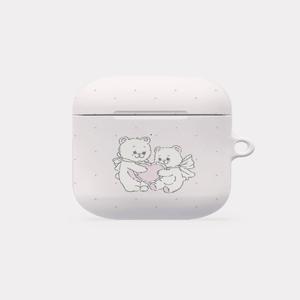 [메이드모먼] vintage heart bear 디자인 [hard 에어팟케이스 시리즈]