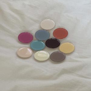 [메이드모먼] [mm] soft cream 무지 디자인 [에폭시톡]