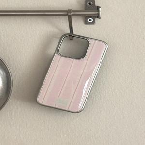 [메이드모먼] cotton stripe 디자인 [실버 맥세이프 범퍼케이스]