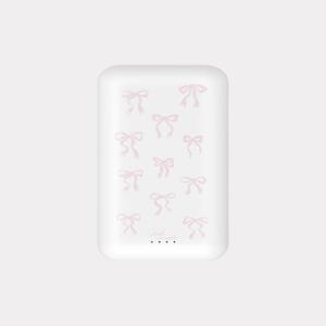 [메이드모먼] ballet ribbon 디자인 [대용량 보조배터리]