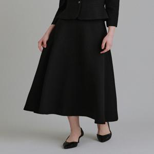 [토와브] 웰 플레어 스커트 (블랙)