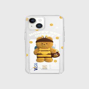 [더나인몰] honey bee gummy [투명 카드수납 케이스]