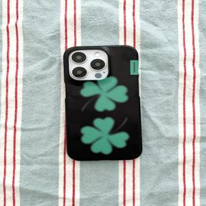 [메이드모먼] lucky clover 디자인 [하드 폰케이스]
