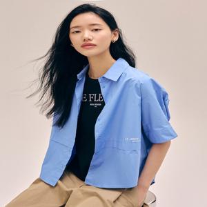 [나이스클랍] 나이스클랍 레이어드 반팔 셔츠 N252MWB545