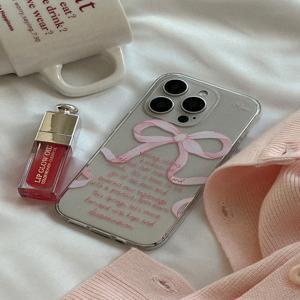 [메이드모먼] spring lettering 디자인 [클리어 폰케이스]