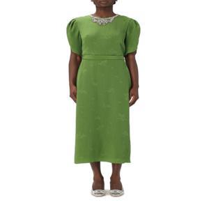 [에르뎀] [에르뎀] SS25반팔원피스 SS25D901GJQFSK LEAF GREEN