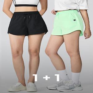 시어서커 라운디드 쇼츠 1+1