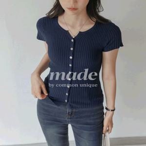 [단독] [전지현,장원영 착용/2만장돌파/MADE] 프롬 골지 쉘 버튼 가디건 (당일배송/여름/간절기/가을/라운드넥/브이넥/긴팔/반팔/슬림핏/레이어드/아이보리/블랙/네이비/레드)
