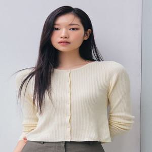 여성) 수피마 코튼 모달 립 가디건_MSE2EC2903