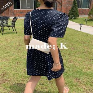 [자체제작]#여름???? 프라하 하트 스트랩 미니원피스