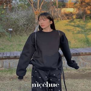 [SALE] [1천장돌파] 기모ver추가! 무지 힙 맨투맨 / 봄 개강룩 데일리 라운드 블랙 멜란지 그레이 간절기 어텀 가을 루즈핏 오버핏 기모 빅사이즈 커플맨투맨 롱 남녀공용