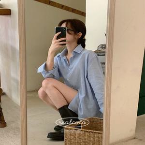 [단독] [시즌오프????/made] 해브 스트라이프 셔츠 - 9 Color (레이어드/출근룩/여행룩/오버핏/긴팔/살안타템)