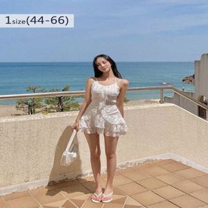 *잘록허리끈* 슈가린 홀터넥 쉬폰 플레어 ops (직진배송/당일발송)