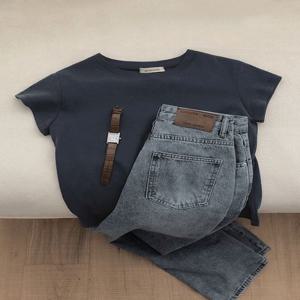 [????얼리어텀10%/가을티] #SLOWMADE. 뮤트 앤 피그먼트 무지티셔츠 - 3 color