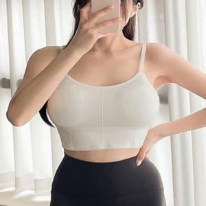 [개인소장????당일출고] 운동 필수템 핀턱 브라탑 필라테스 이너 웨이트 노와이어 요가 헬스