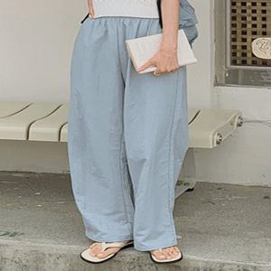 [25-38] 덴버티 바스락 밴딩 와이드 팬츠( 여름-데일리룩-데이트룩-캐주얼룩-러블리룩-공항룩-휴가룩-휴양지룩-바캉스룩-마실룩-빅사이즈-38사이즈-자체제작-시원한-가벼운-여름팬츠 )
