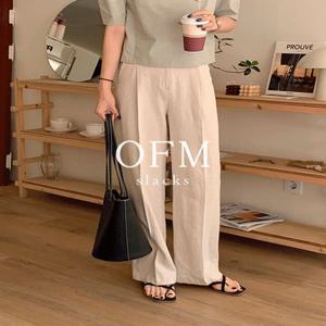 [ofm] 모어 트윌 린넨 슬랙스 (sl)(린넨55%)* 세트로 구매 가능 :-)