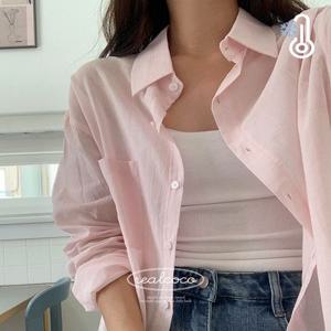 [시즌오프????/made] 에디트 오버핏 셔츠- 5color (긴팔/시스루/살안타템/썸머/남방/데일리룩/데이트룩/시어서커)