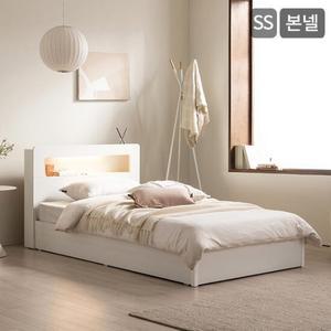 삼익가구 엘리아 LED 평상형 침대(파워 본넬매트-SS)