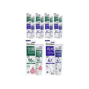 2080 닥터크리닉 치약 잇몸, 140g, 5개 + 치석, 140g, 5개