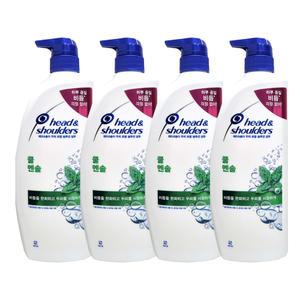 헤드앤숄더 쿨멘솔 샴푸 850ml X 4개 / 쿨링감