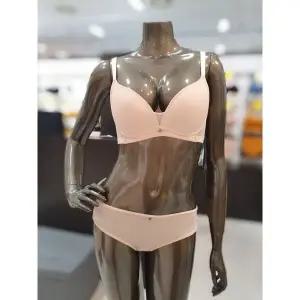 갤러리아 크림베이지 풀커버리지 노와이어 브라팬티세트(70A,70B,A~D컵)3M10T