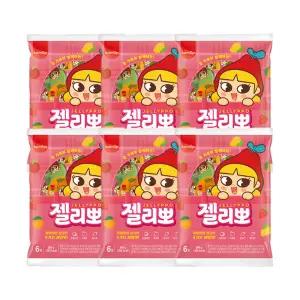 삼립 온 가족이 즐기는 4가지맛 젤리뽀 6입 6봉(총36입)
