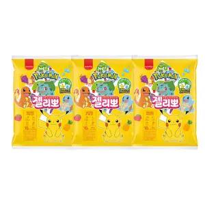삼립 네가지맛 포켓몬 젤리뽀 10입 3봉(총30입)/띠부씰