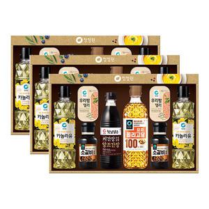 청정원 선물세트 스페셜 8호, 쇼핑백 포함, 3개