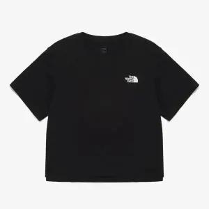 갤러리아 [노스페이스]여성 코튼 베이직 반팔 라운드티 NT7UQ45A (BLK) - NT7UQ45