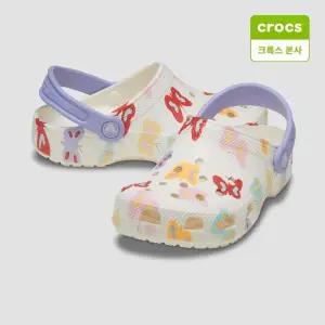 갤러리아 [크록스 본사](키즈) 클래식 버터플라이 그래픽 클로그 K 211255-0WV